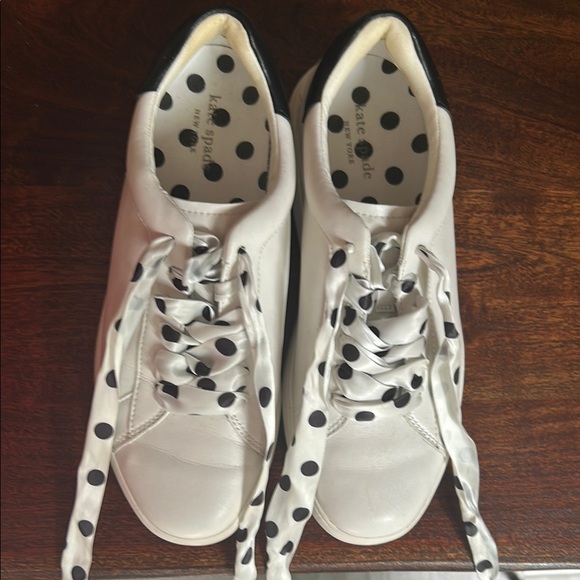 kate spade Shoes - Kate Spade White Lift Sneakers